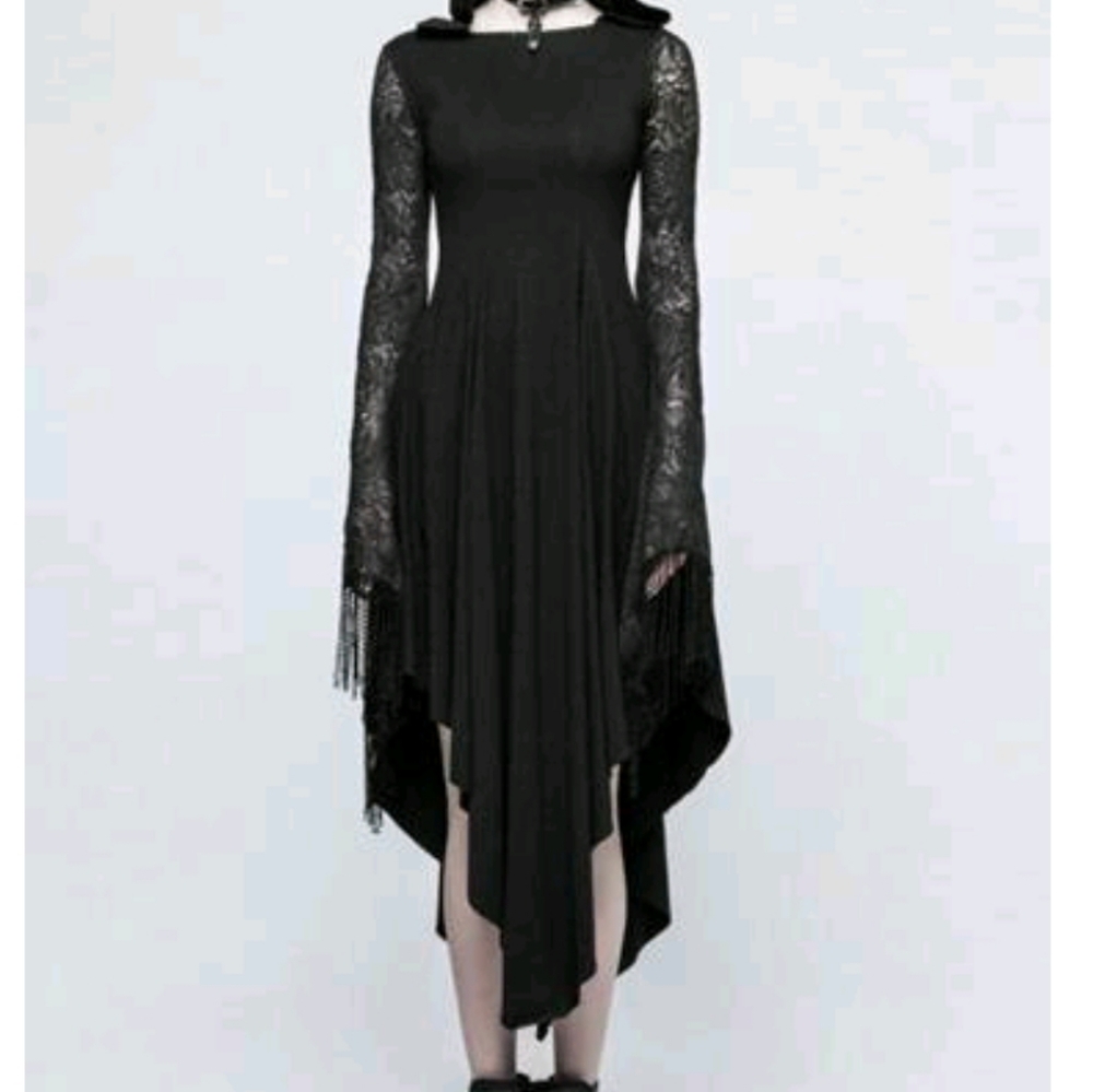 Back net spiderweb dress